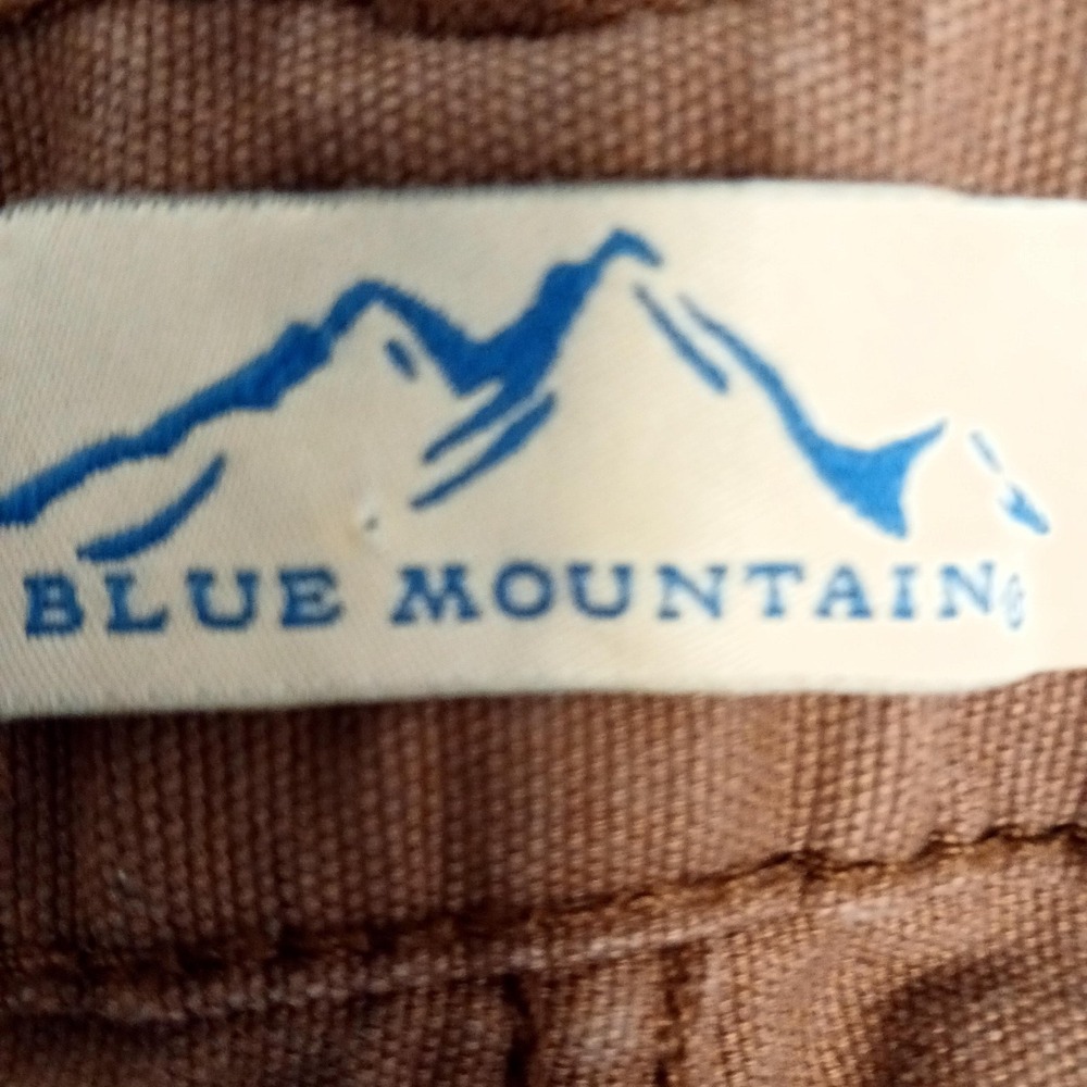 Blue Mountain Pants Mens 44x30 Brown Carpenter Workwear 100% Cotton Utility - Picture 3 of 8